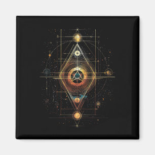 Heilige Geometrie Metatron Würfel Spirituelles Yog Magnet