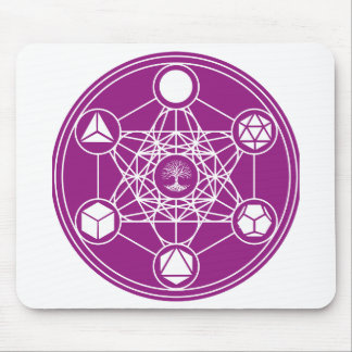 heilige Geometrie Metatrons Cube Abstrakte Energie Mousepad