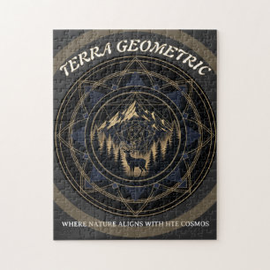Heilige Geometrie Naturfusion • Berge und Wald