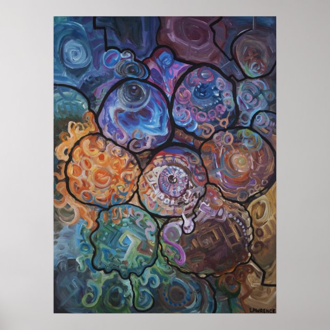 Heilige Geometrie Poster (Vorne)