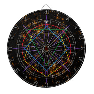 Heilige Geometrie-Sigil Dartscheibe