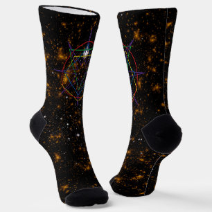 Heilige Geometrie-Sigil Socken