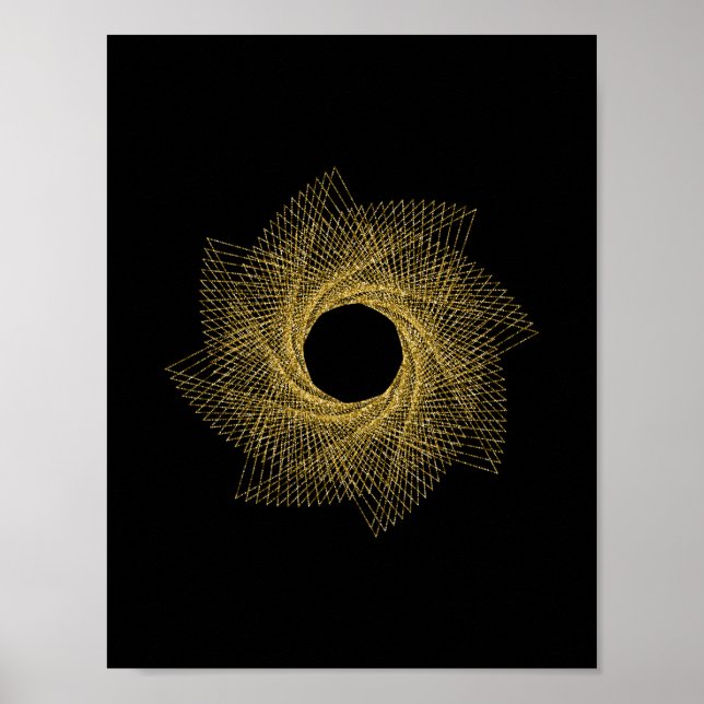 Heilige Geometrie-Symbol Poster (Vorne)