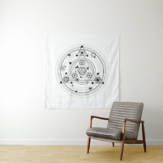 Heilige Geometrie und geometrischer Wandteppich