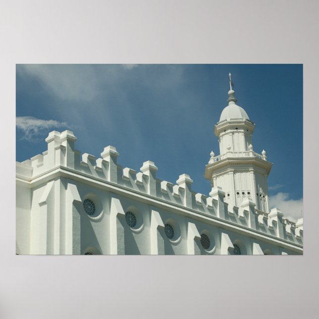 Heilige george Utah, LDS Tempel Poster (Vorne)