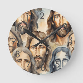 Heilige Gesichter Jesu Wanduhr
