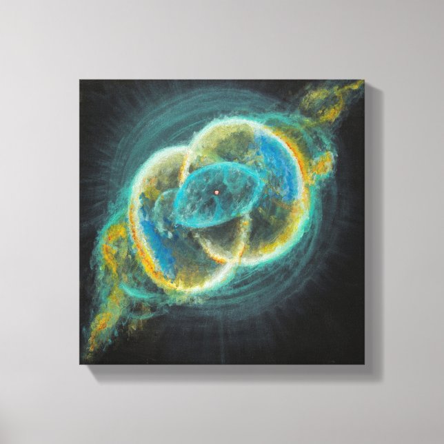 Heilige Gewerkschaft Vesica Piscis Nebulae 111 Leinwanddruck (Vorderseite)