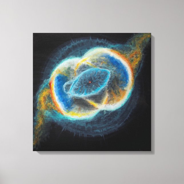 Heilige Gewerkschaft Vesica Piscis Nebulae Leinwanddruck (Vorderseite)
