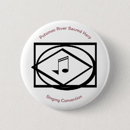 Heilige Harfen-singenvereinbarung des Potomacs Button