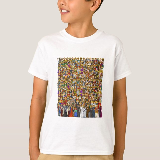 Heilige, Heilige, katholische Heilige T-Shirt (Vorderseite)