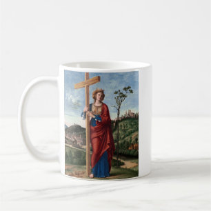 Heilige Helena mit dem Wahren Kreuz Sakrale Kunst Kaffeetasse