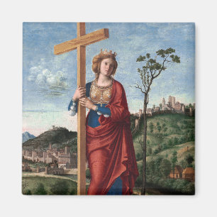 Heilige Helena mit dem Wahren Kreuz Sakrale Kunst Magnet