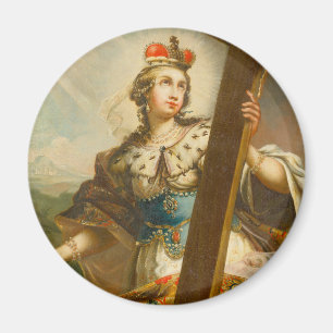 Heilige Helena mit dem Wahren Kreuz Sakrale Kunst Magnet