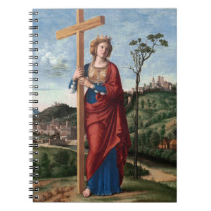 Heilige Helena mit dem Wahren Kreuz Sakrale Kunst Notizblock