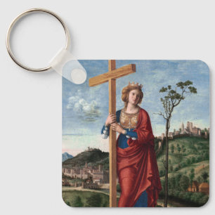 Heilige Helena mit dem Wahren Kreuz Sakrale Kunst Schlüsselanhänger