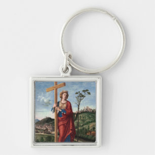 Heilige Helena mit dem Wahren Kreuz Sakrale Kunst Schlüsselanhänger