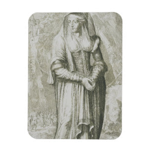 Heilige Hildegard von Bingen Mittelalterliche Myst Magnet