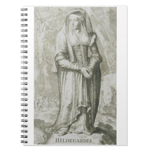 Heilige Hildegard von Bingen Mittelalterliche Myst Notizblock