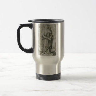 Heilige Hildegard von Bingen Mittelalterliche Myst Reisebecher