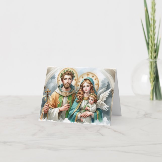 Heilige Joachim und Anne-Orthodoxe Unfruchtbarkeit Karte (Vorderseite)