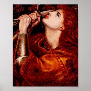 Heilige Johanna von Orléans Beschützerin Frankreic Poster