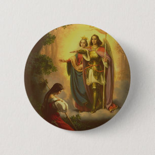 Heilige Johanna von Orléans Button