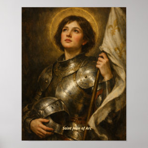Heilige Johanna von Orléans Kunstprint - Heldin Fr Poster