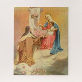 Heilige Jungfrau Maria Kind Jesus Rose