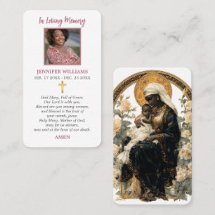 Heilige Karte Jungfrau Maria und Jesus Madonna und