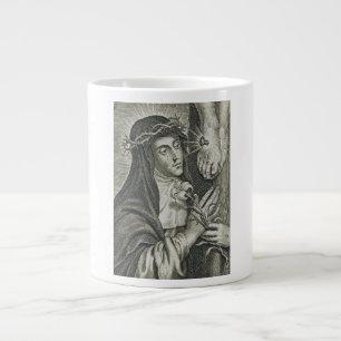 Heilige Katharina von Siena Kreuzigung Art Noir Gl Jumbo-Tasse