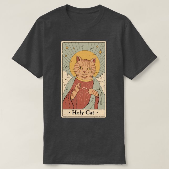 Heilige Katze T-Shirt (Design vorne)