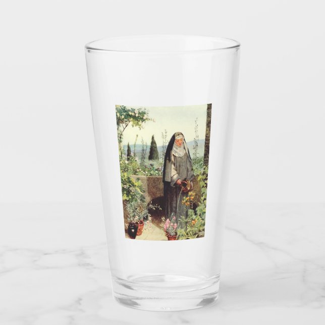 Heilige Klara von Assisi: Patronin des Fernsehens Glas (Vorderseite)