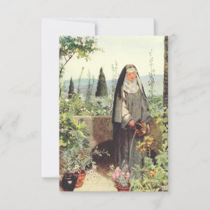 Heilige Klara von Assisi Spiegel der Ewigkeit Heil Dankeskarte