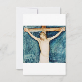 Heilige Kreuzigung unseres Herrn Holy Card Dankeskarte