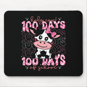 Heilige Kuh 100 Tage Schulmädchen Lehrer Student Mousepad
