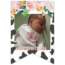 Heilige Kuh 12 Monate Foto Wimpelkette