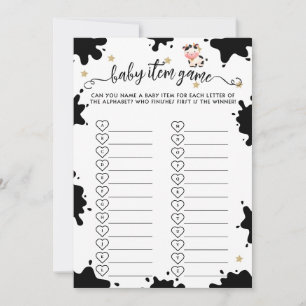 Heilige Kuh Baby Shower Baby Artikel Spielkarte Einladung