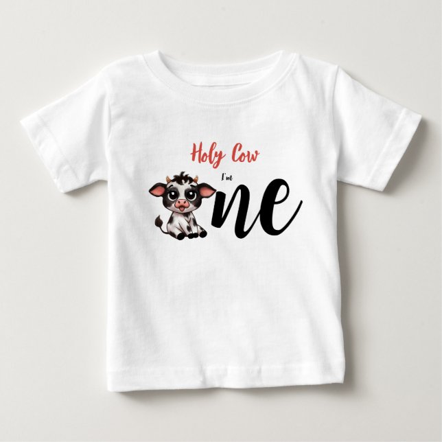 heilige Kuh Baby T-shirt (Vorderseite)