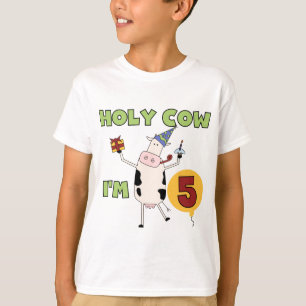 Heilige Kuh bin ich 5 Geburtstags-T-Shirts und T-Shirt