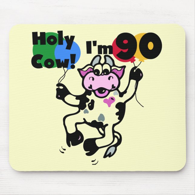 Heilige Kuh bin ich 90 T-Shirts und Geschenke Mousepad (Vorne)
