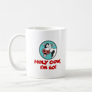 Heilige Kuh bin ich lustige Tasse des Cartoon-60