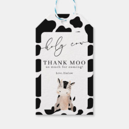 Heilige Kuh danke Moo Birthday Geschenkanhänger