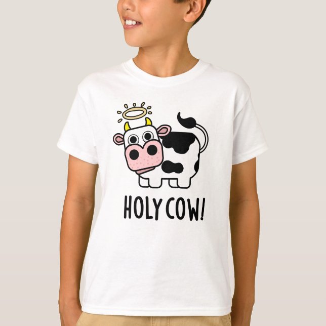 Heilige Kuh Funny Holy Animal Pub T-Shirt (Vorderseite)