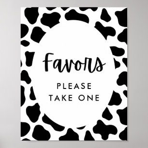 Heilige Kuh Geburtstagsparty Bitte nehmen Sie ein  Poster