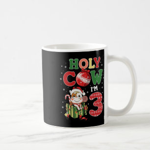 Heilige Kuh Ich bin 3 Geburtstag Junge 3. Kuh Farm Kaffeetasse