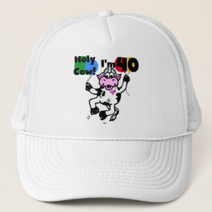 Heilige Kuh Ich bin 40 Hemden und Geschenke Truckerkappe