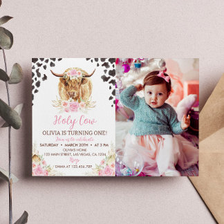 Heilige Kuh ich bin ein Highland-Kuh-Mädchen 1. Ge Einladung