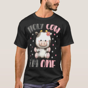 Heilige Kuh ich bin ein Niedliches Landtier 1. Geb T-Shirt
