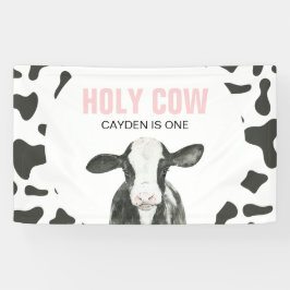 Heilige Kuh Ich bin eine Kuh Print Birthday Banner