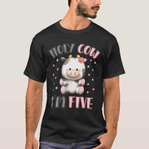 Heilige Kuh Ich bin fünf Niedliche Landtiere 5Gebu T-Shirt